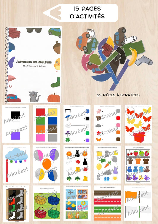 Livret d'activités - Couleurs