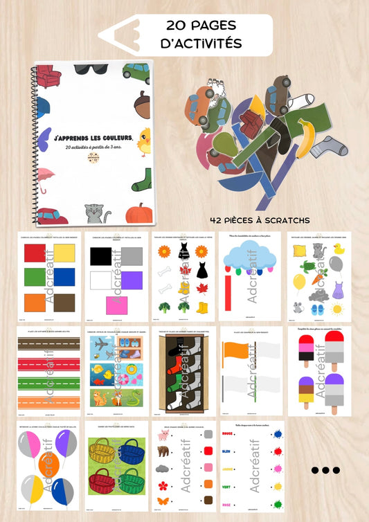 Livret d'activités - Couleurs
