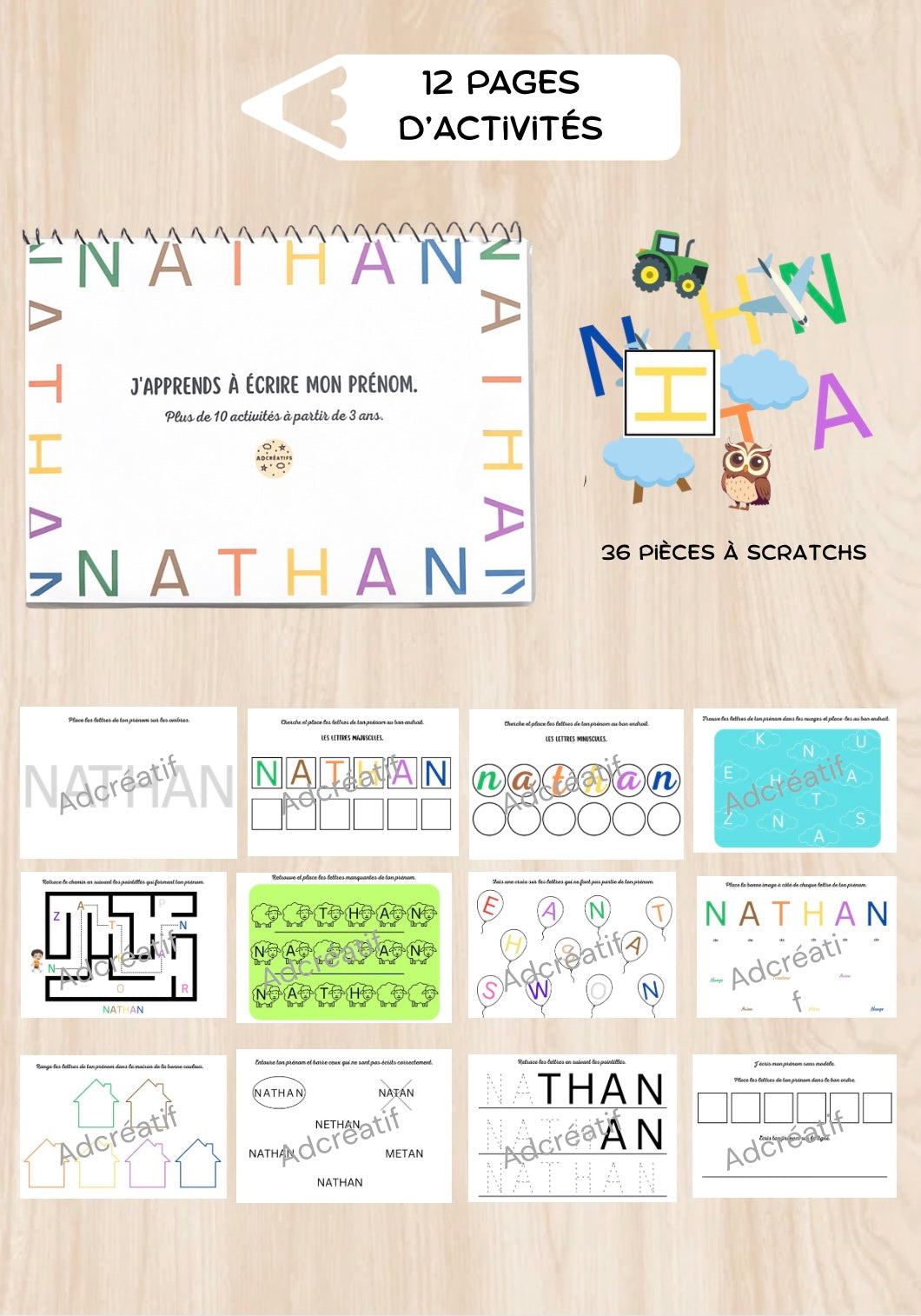 Livret personnalisé – Mon prénom