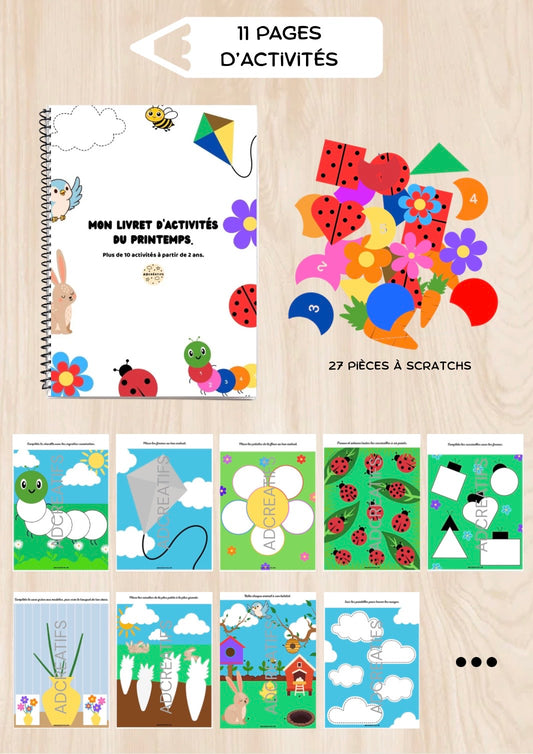 Livret d'Activités - Printemps - Dès 2 ans