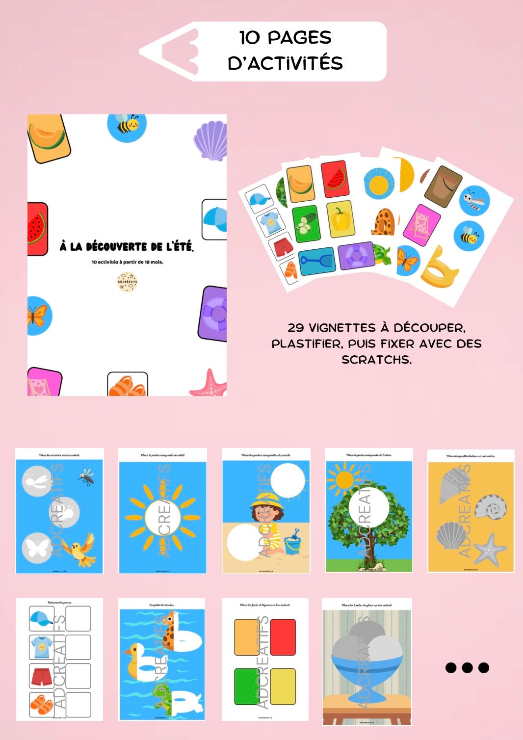 PDF - Activités Été - Dès 18 mois