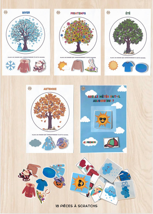 Pack : Affiches des saisons et météo