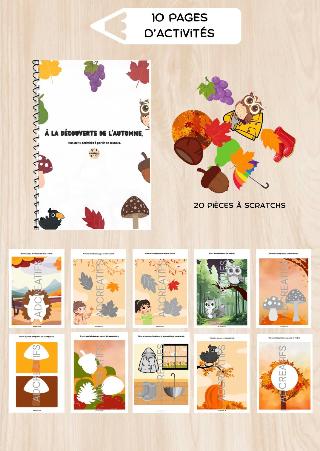 Livret d'Activités Automne - Dès 18 mois