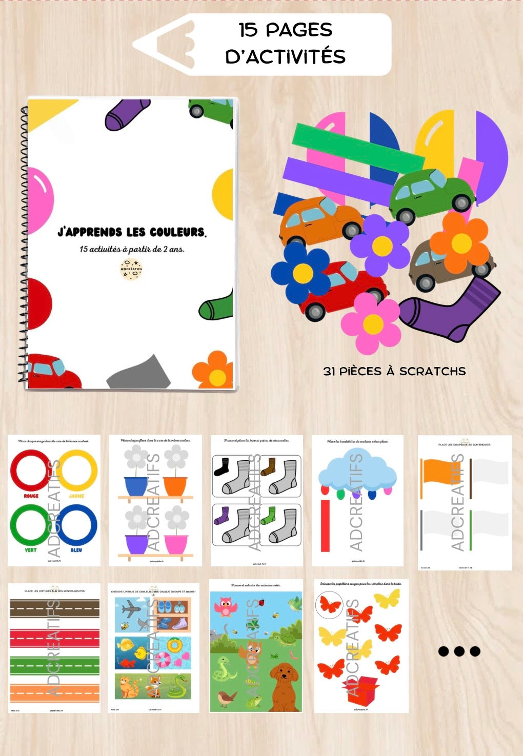Livret d'activités - Couleurs