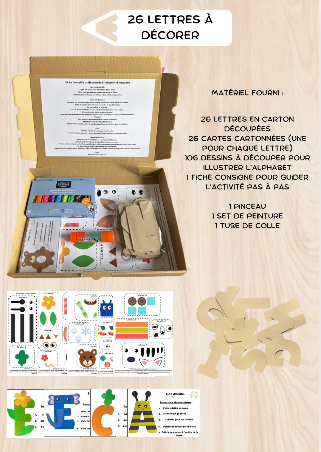Kit Alphabet Complet – Activité Manuelle