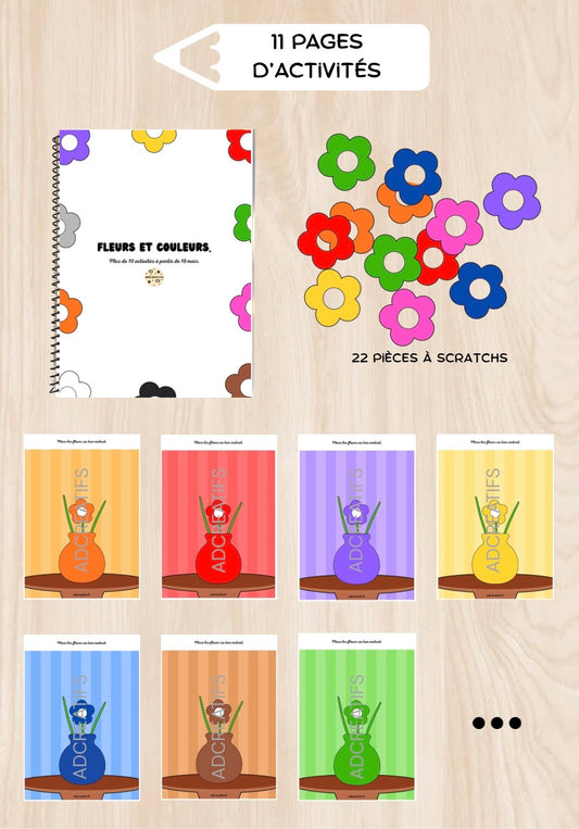 Livret d’Activités - couleurs - Dès 18mois