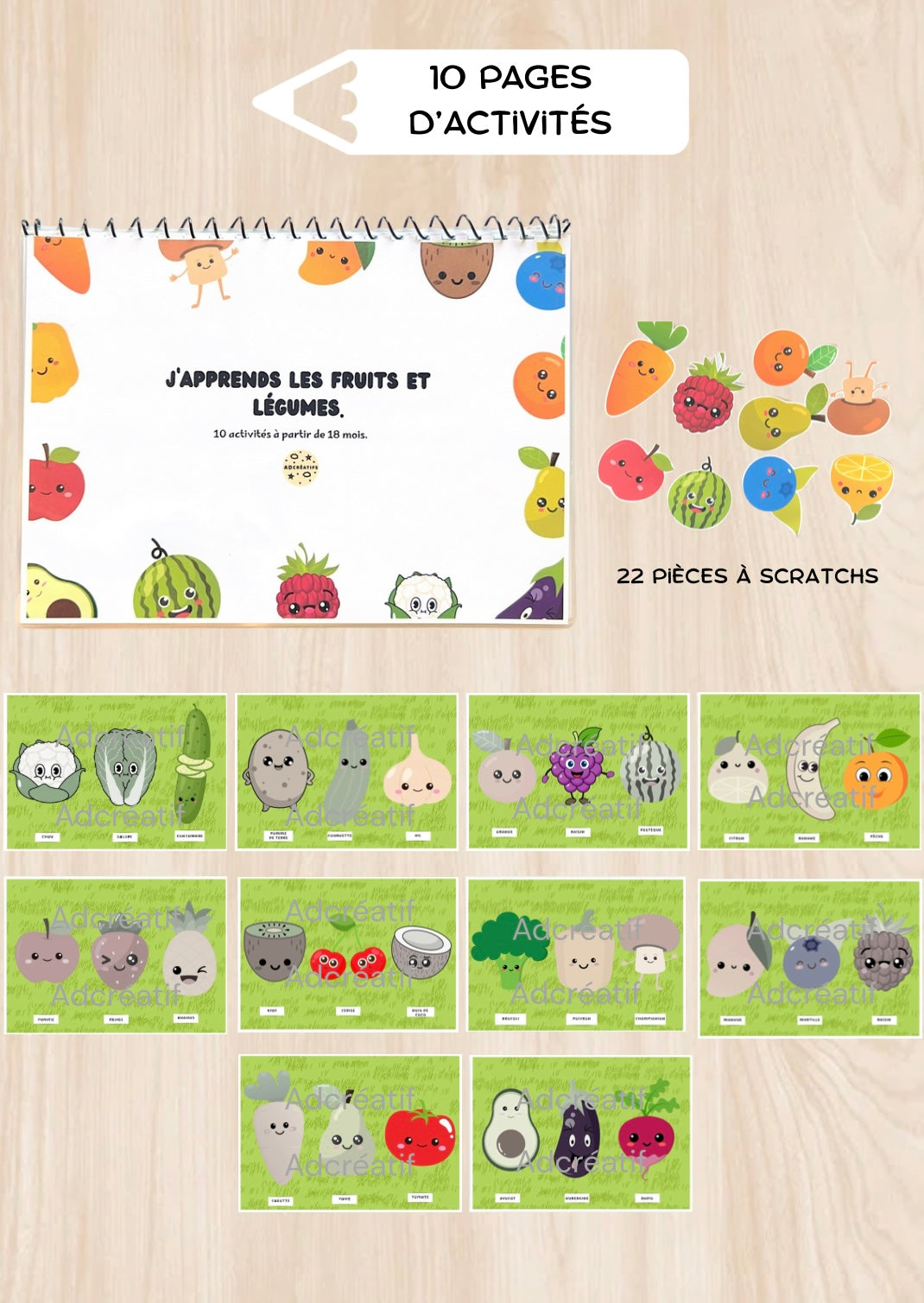 Livret d’Activités - Fruits & légumes