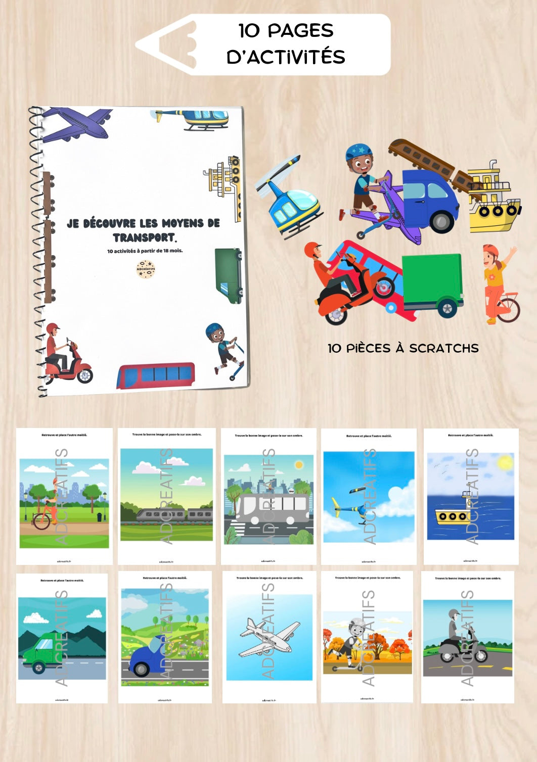 Livret d'Activités - Les moyens de transport