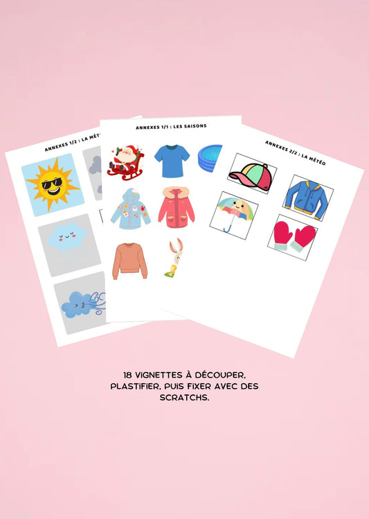 Pack PDF – Affiches des saisons et météo