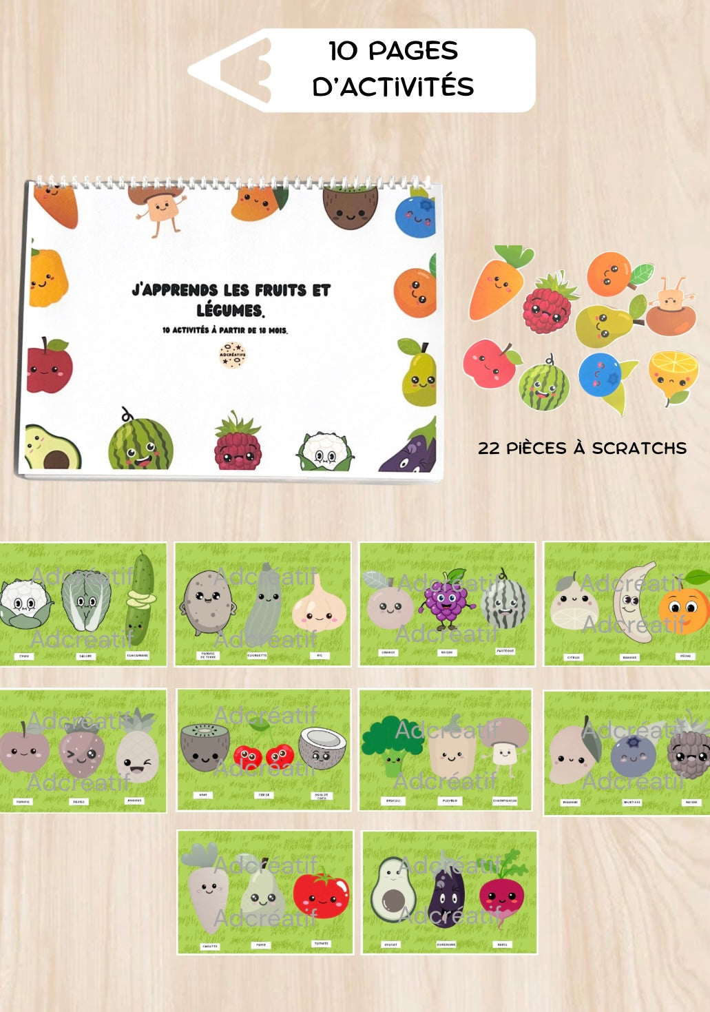 Livret d’Activités - Fruits & légumes