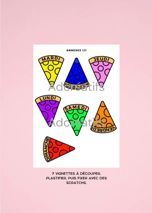 PDF - Affiche semainier