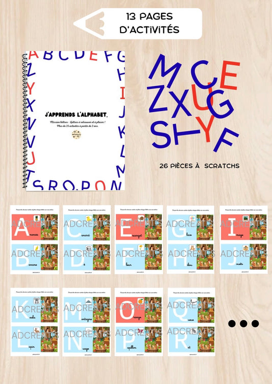 Livret d'activités - Alphabet