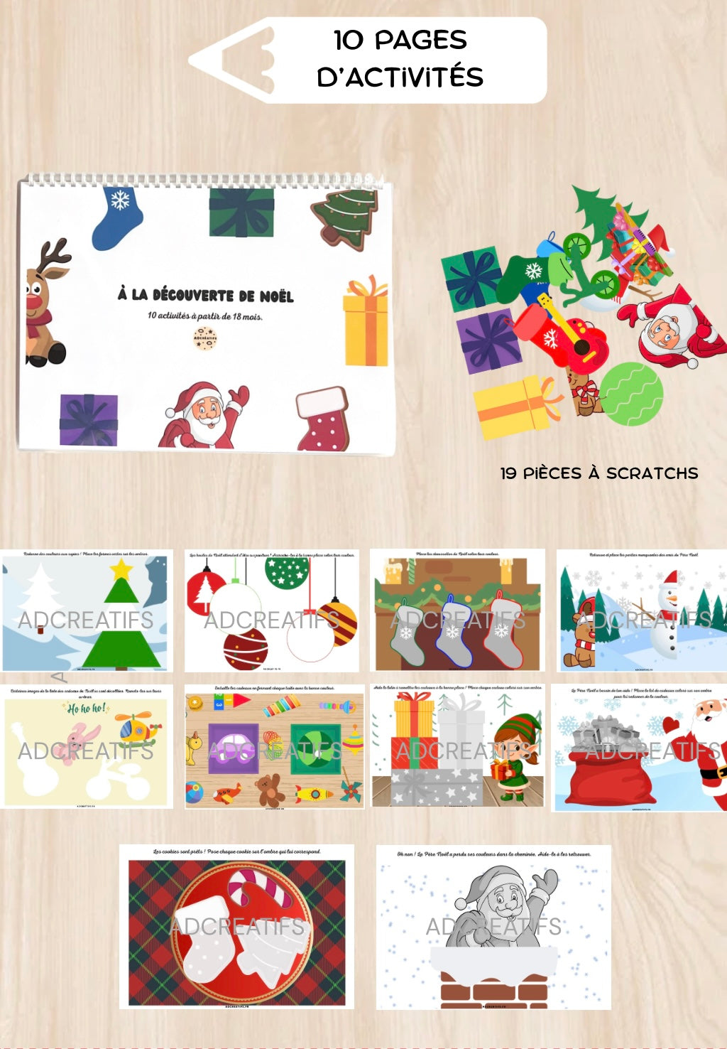 Livret d'Activités Noël - Dès 18 mois