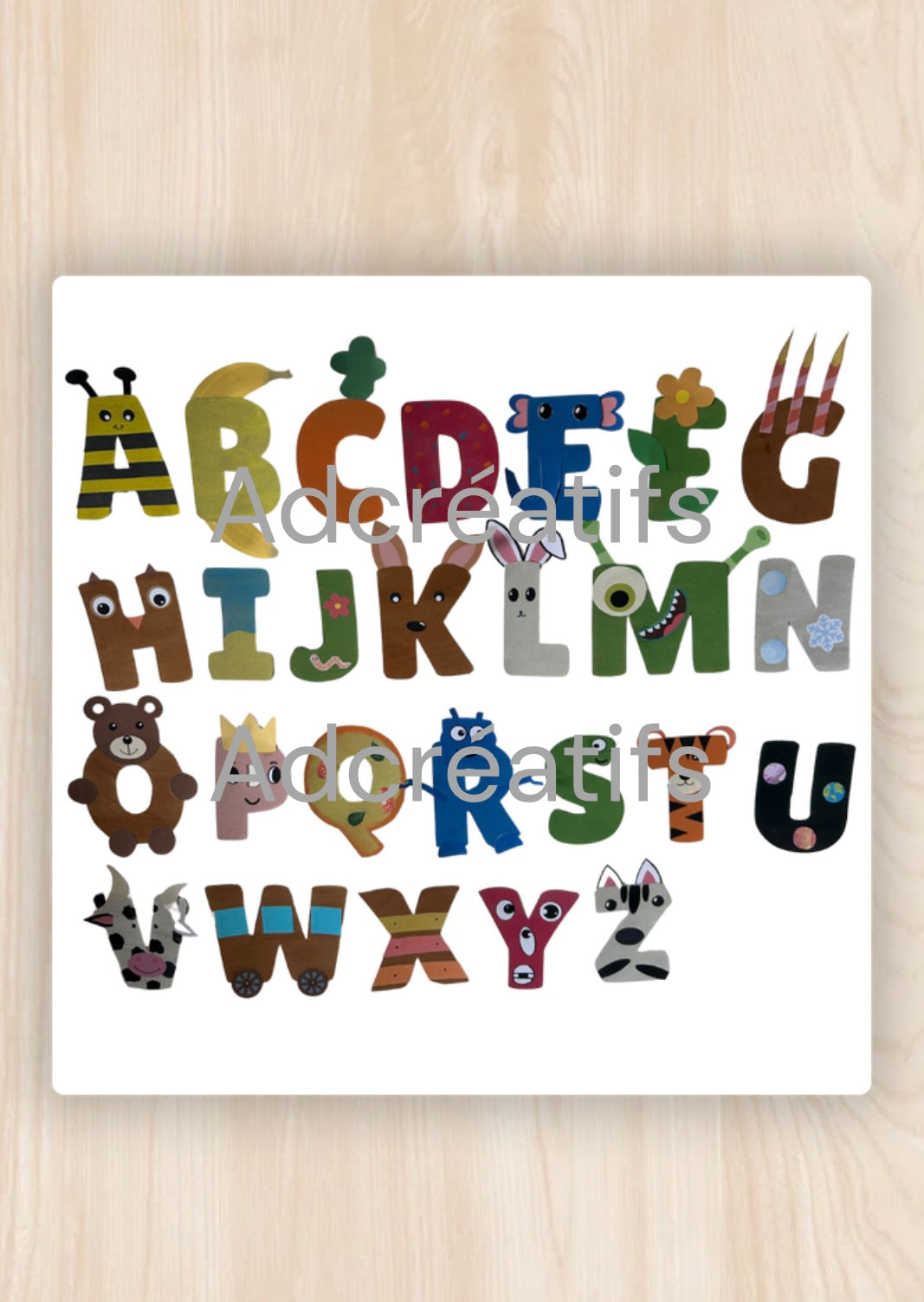 Kit Alphabet – Activité Manuelle (Fournitures Non Incluses)