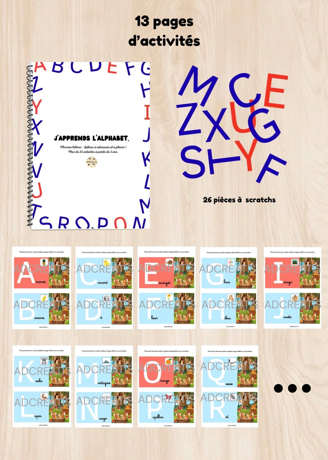 Pack créatif - Alphabet