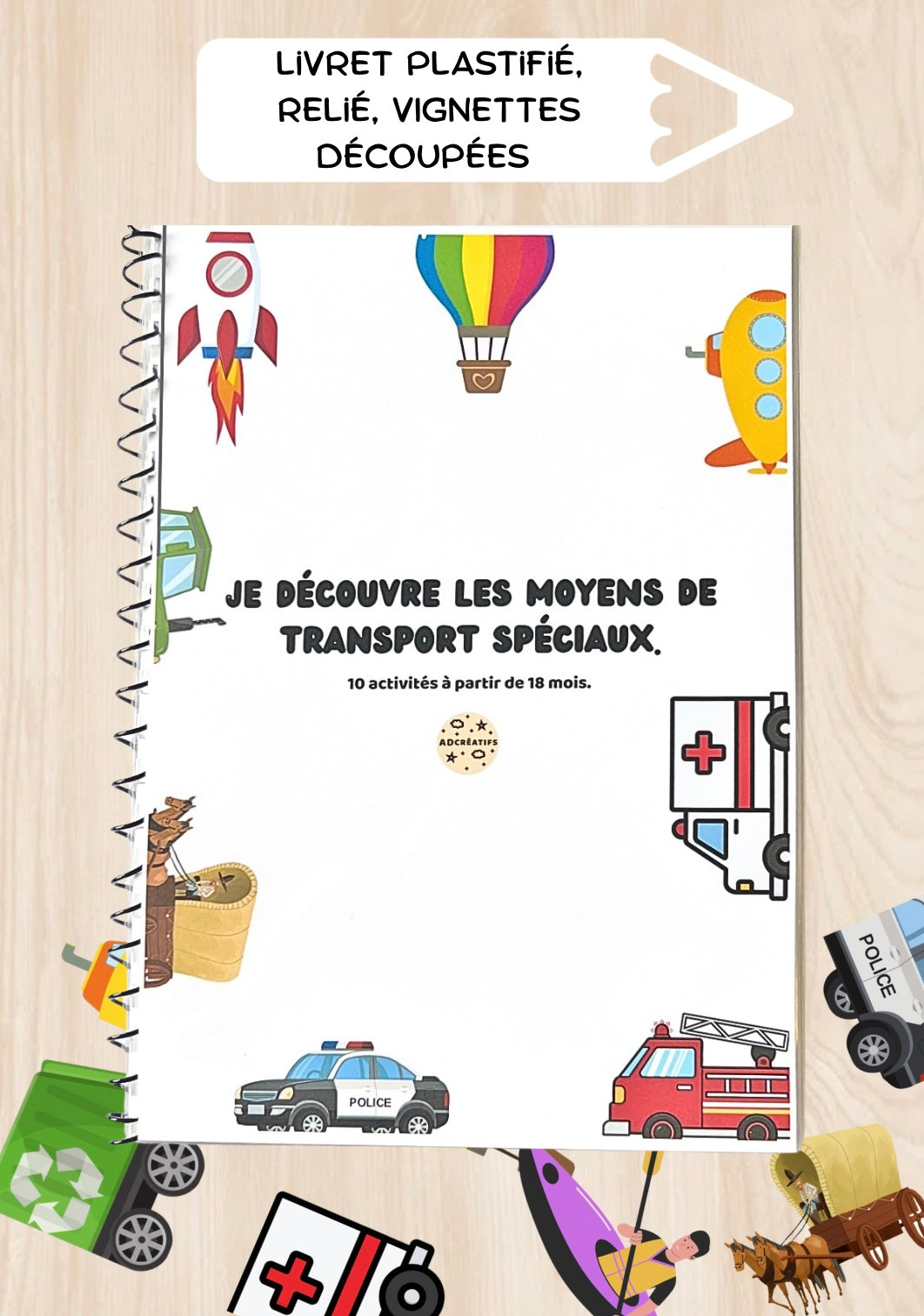 Livret d’Activités - les moyens de transport spéciaux