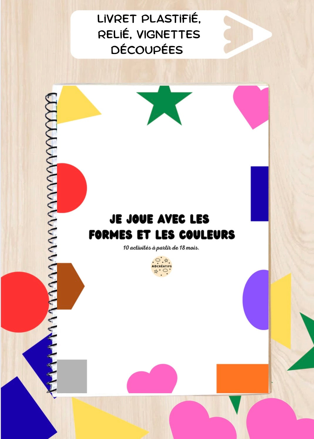 Livret d’Activités - formes et couleurs - Dès 18 mois
