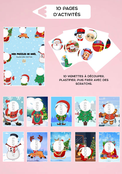 PDF - Puzzles 1 pièce – Noël