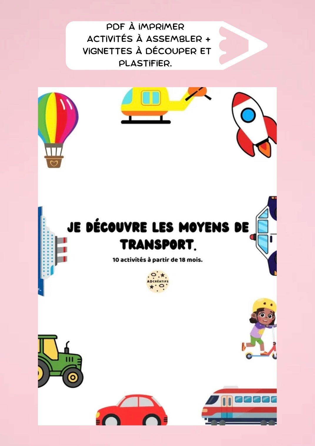 PDF - Les moyens de transport - Dès 18 mois