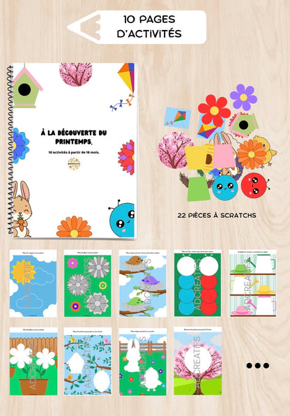 Livret d'Activités - Printemps - Dès 18 mois
