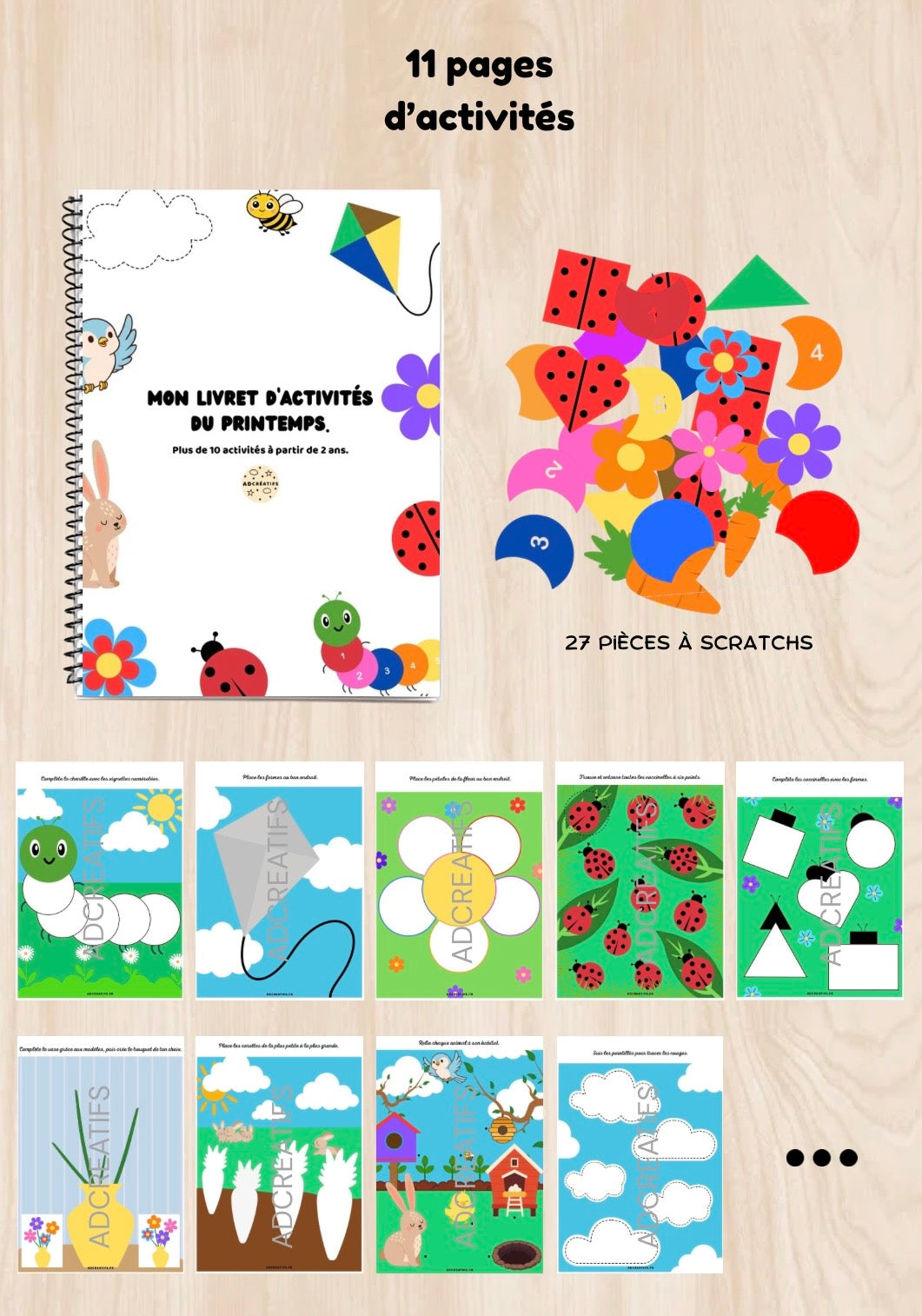 Pack créatif - Printemps