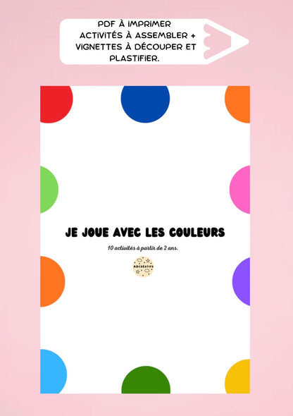 PDF - Activités couleurs - Dès 2 ans