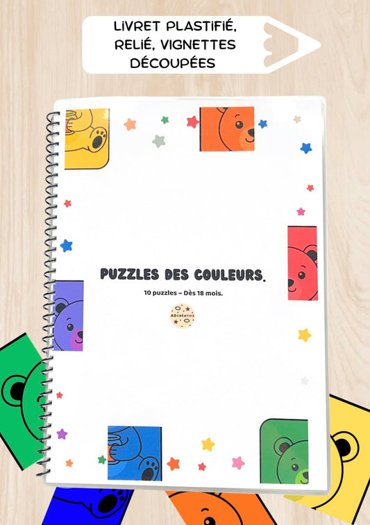 Livret d’Activités - Puzzles couleurs – dès 18 mois