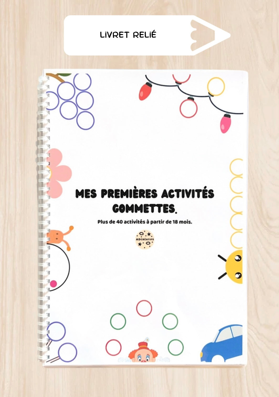 Livret d'Activités - 40 Jeux de gommettes