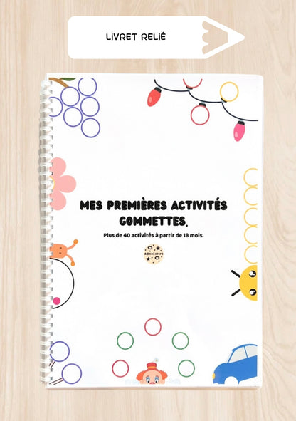 Livret d'Activités - 40 Jeux de gommettes