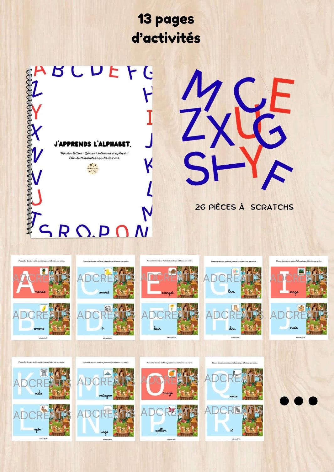 Pack éducatif - premiers apprentissages