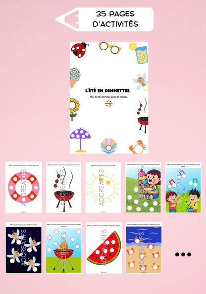 PDF -  35 Jeux de gommettes - Été