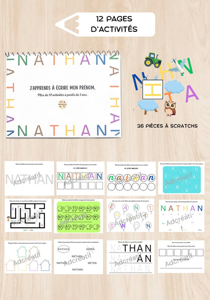 Livret personnalisé – Mon prénom