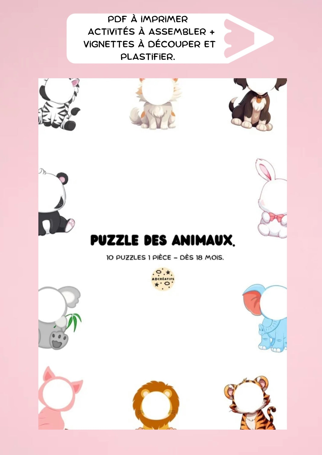 PDF - Puzzle animaux