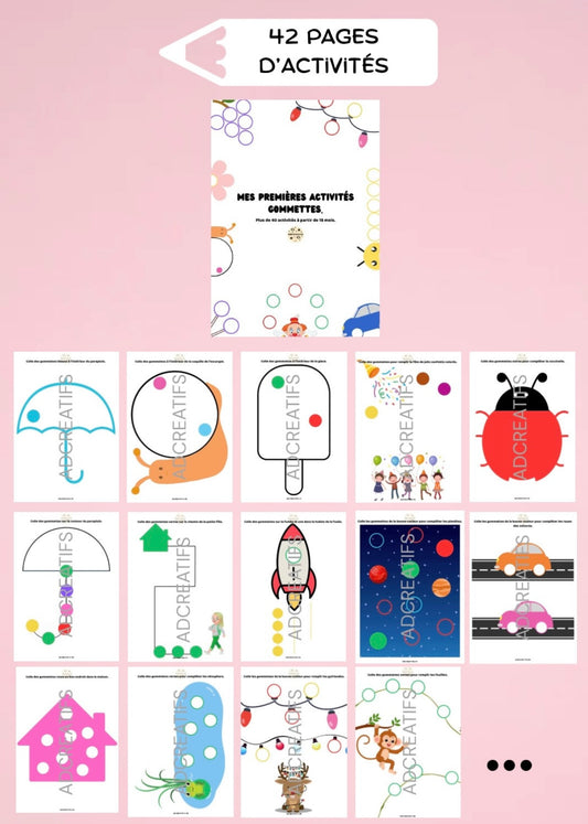 PDF - 40 Jeux de gommettes