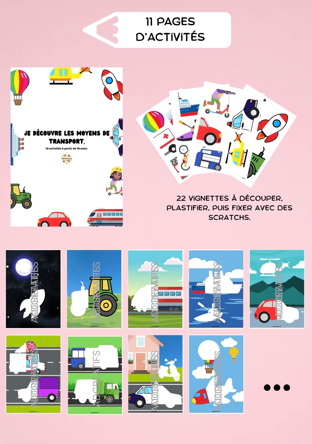 PDF - Les moyens de transport - Dès 18 mois