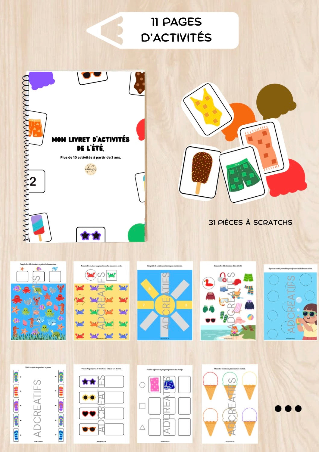 Livret d'Activités - Été- Dès 2 ans
