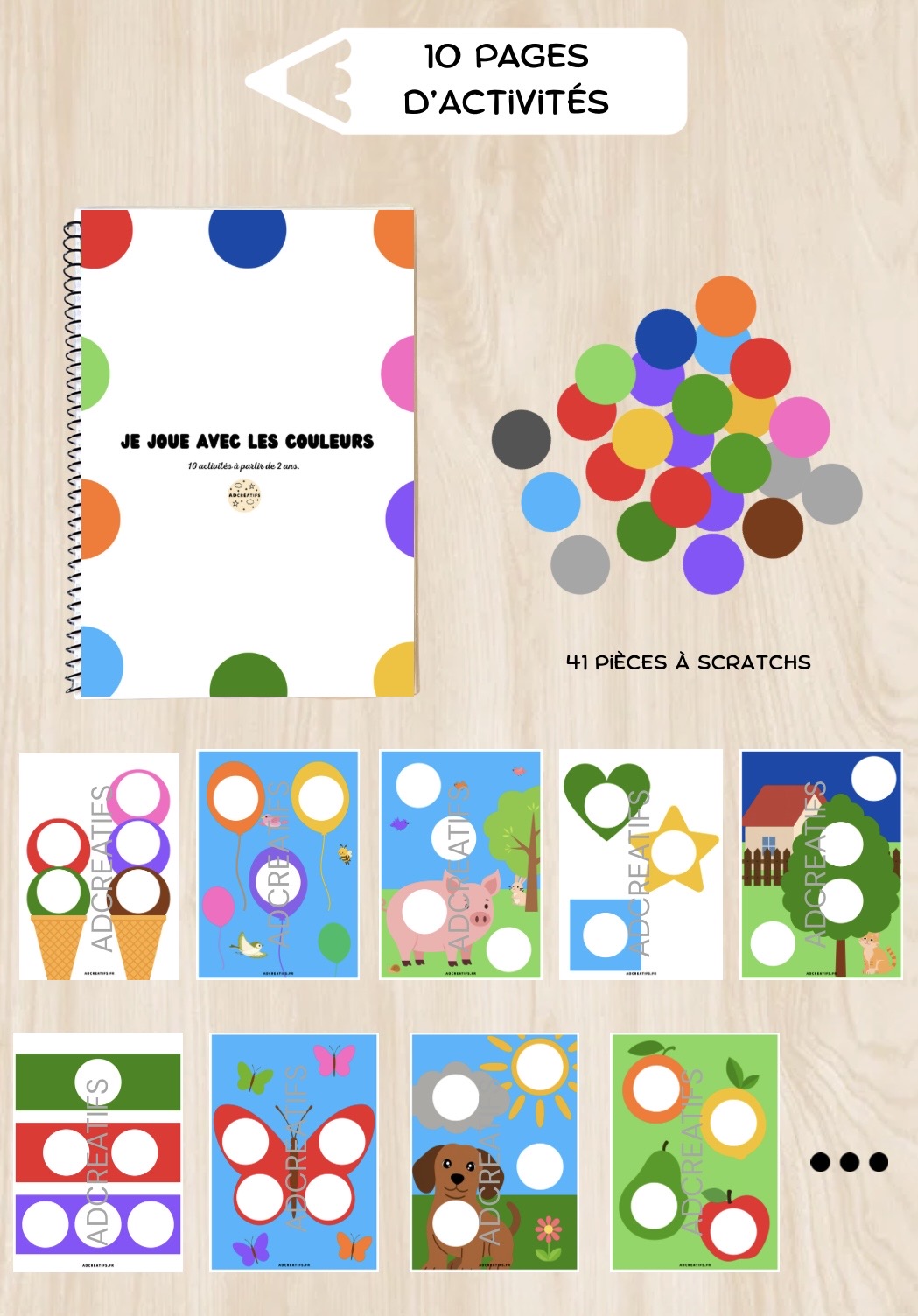 Livret d’Activités - couleurs - Dès 2 ans