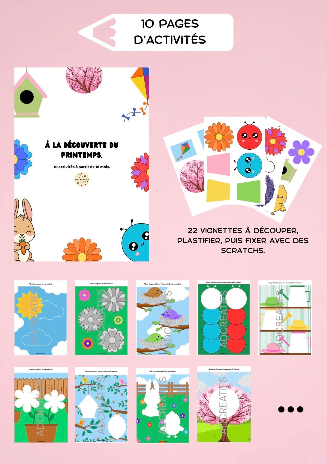 PDF - Activités Printemps - Dès 18 mois