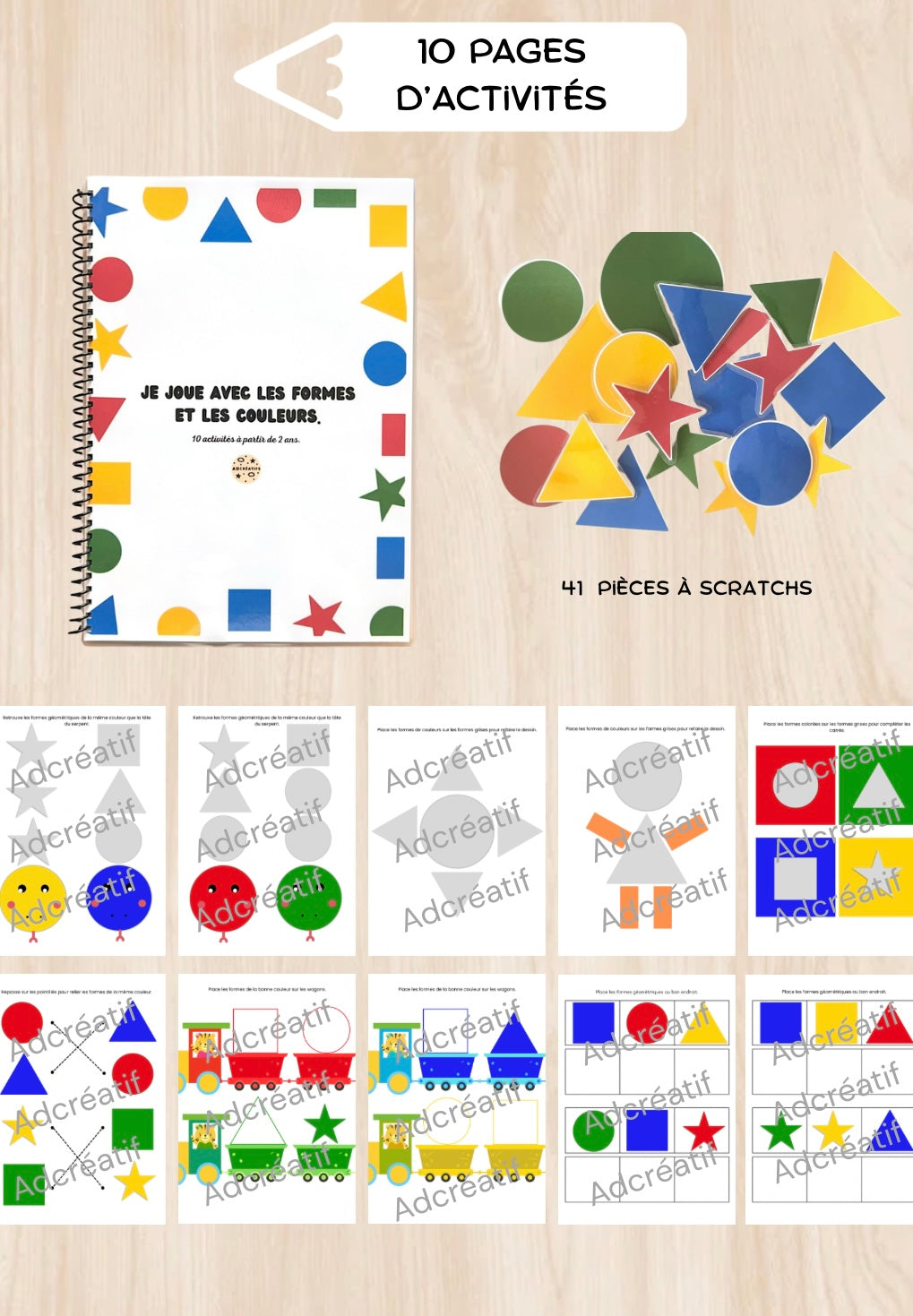 Livret d'activités - Formes et couleurs