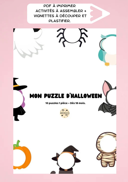 PDF - Puzzle 1 pièce – Halloween