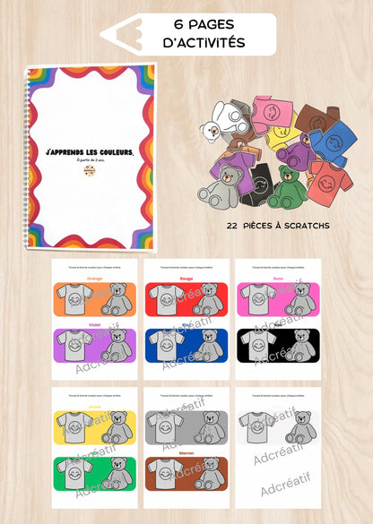 Livret d'activités - Couleurs