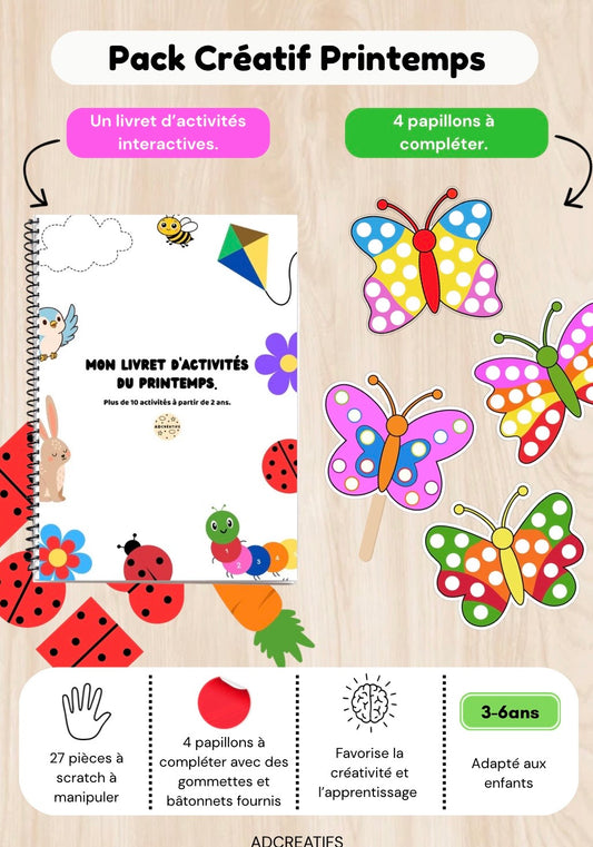 Pack créatif - Printemps