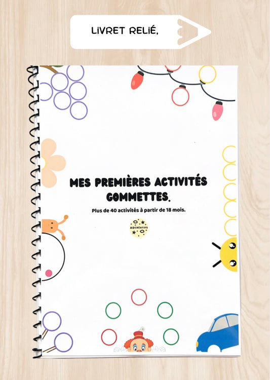 Livret d'Activités - 40 Jeux de gommettes