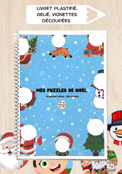 Puzzles 1 pièce – Noël - Dès 18 mois