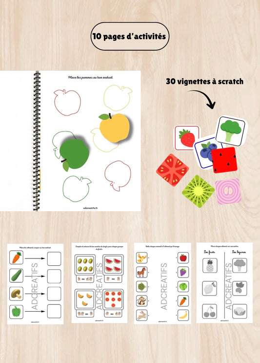 Livret d'Activités - Fruits et légumes