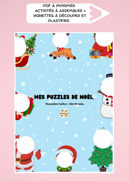 PDF - Puzzles 1 pièce – Noël