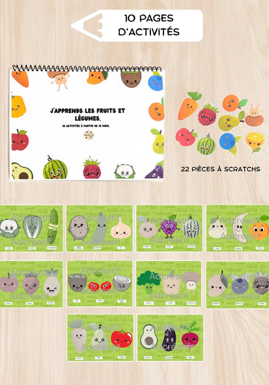 Livret d’Activités - Fruits  & légumes