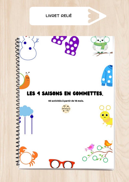 Livret d’activités – Les 4 saisons en gommettes