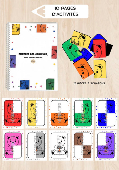 Livret d’Activités - Puzzles couleurs – dès 18 mois