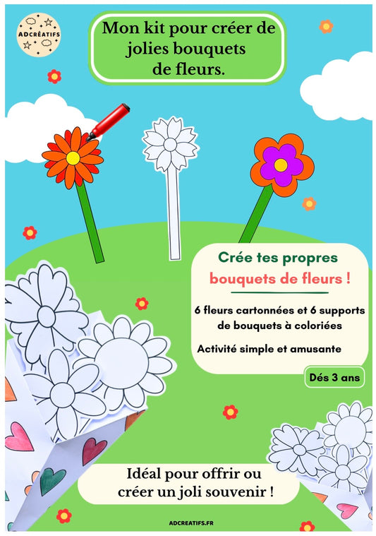 Kit créatif - bouquets de fleurs